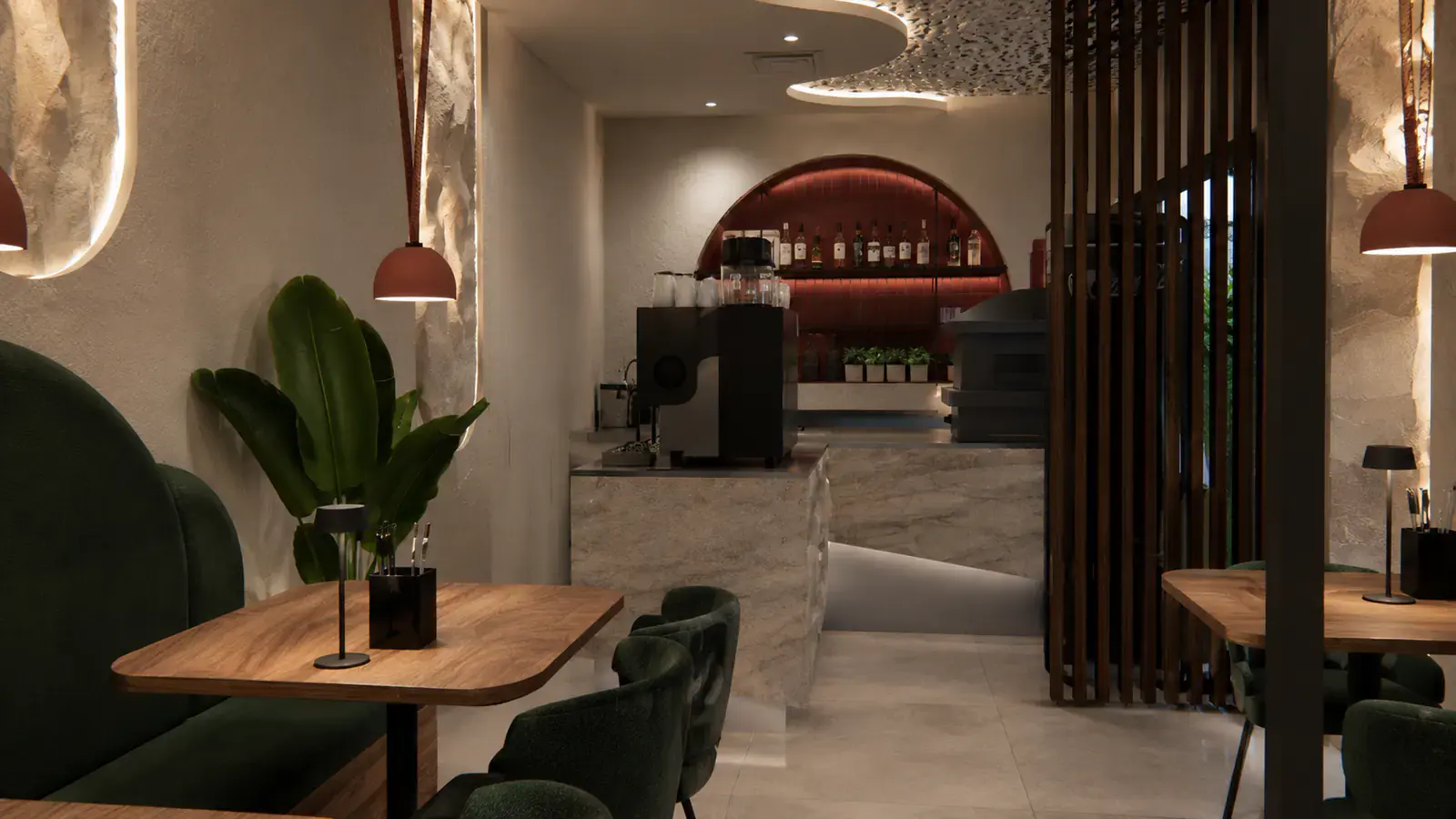 Restoran — projekt studija IL Design