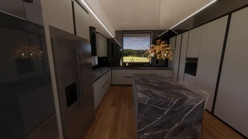 3D vizualizacija kuhinje — primjer iz portfelja studija IL Design