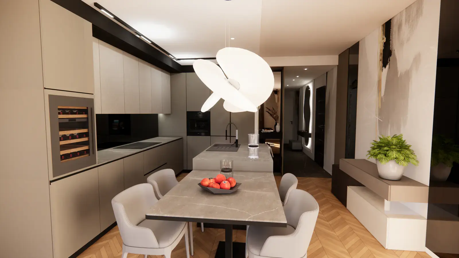 Dizajn interijera stana — primjer iz portfelja studija IL Design