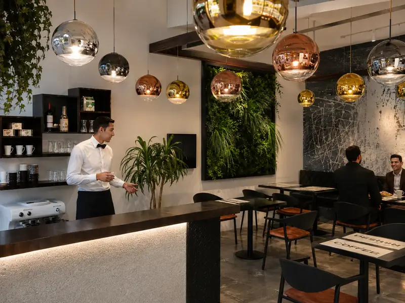 Dizajn interijera restorana / kafića — primjer iz portfelja studija IL Design