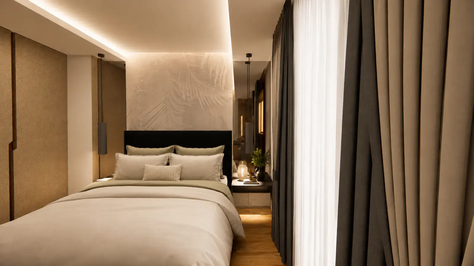 Dizajn spavaće sobe — primjer iz portfelja studija IL Design
